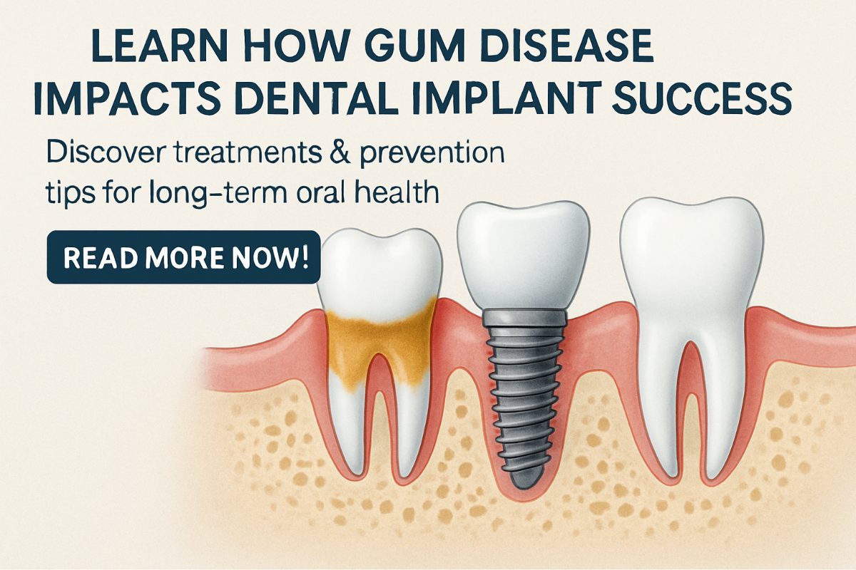 Illustration of healthy gum tissue supporting the teeth